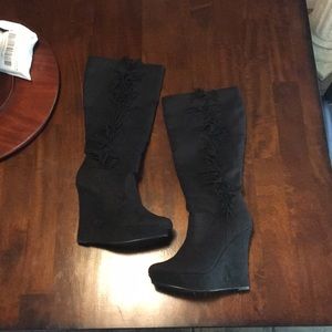 Michael Antonio over the knee wedges size 10